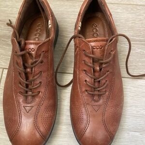 Ecco Men's Tan real Leather Oxfords
